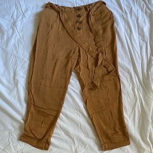 LC tie belt tapered pants ! size S